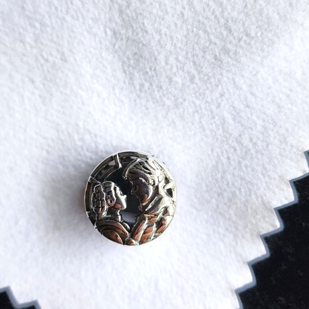 New Star Wars Han Solo & Leia Kiss silver 925 Charm for Pandora bracelet